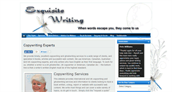 Desktop Screenshot of exquisitewriting.com
